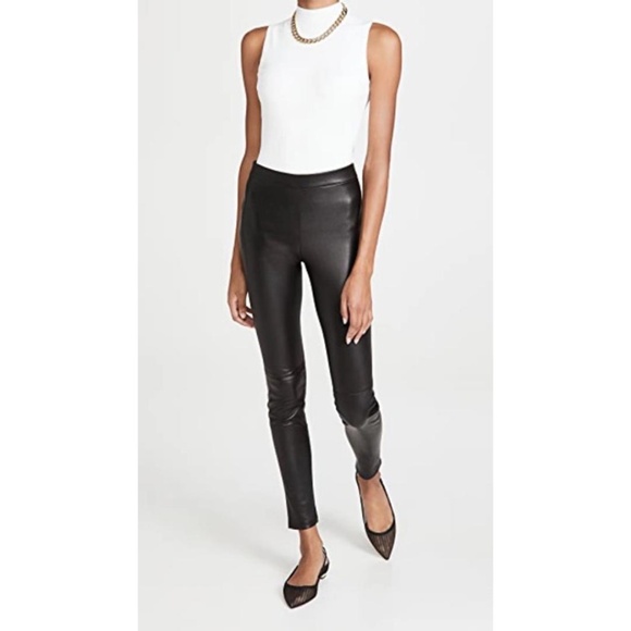 Theory Adbelle Bristol Leather Pants - Picture 2 of 10